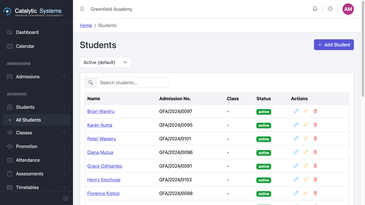 Student List